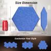 imageTONOR 18 Pack Hexagon Acoustic Panels 12quotx 10quotx 04quot WhiteBlue