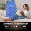 imageTONOR 18 Pack Hexagon Acoustic Panels 12quotx 10quotx 04quot WhiteBlue