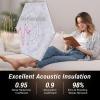 imageTONOR 18 Pack Hexagon Acoustic Panels 12quotx 10quotx 04quot WhiteGrey