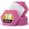 imageTONOR 18 Pack Hexagon Acoustic Panels 12quotx 10quotx 04quot WhiteRose