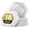 imageTONOR 18 Pack Hexagon Acoustic Panels 12quotx 10quotx 04quot WhiteWhite