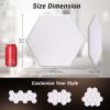 imageTONOR 18 Pack Hexagon Acoustic Panels 12quotx 10quotx 04quot WhiteWhite