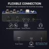 imageTONOR 2O2 Audio Interface for Recording USB Audio Mixer for Podcasting 2 XLRampamp635mm Channel Sound Board with RGB for Gaming ampamp Streaming Content Creators Studio Quality High Fidelity TX510 BlackBlack
