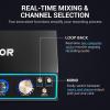 imageTONOR 2O2 Audio Interface for Recording USB Audio Mixer for Podcasting 2 XLRampamp635mm Channel Sound Board with RGB for Gaming ampamp Streaming Content Creators Studio Quality High Fidelity TX510 BlackBlack
