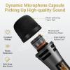 imageTONOR 4 Wireless Microphones with Rechargeable Receiver 4x10 Channel UHF Cordless Mics with Volume Control Handheld Dynamic Mic System for Church Singing Karaoke Wedding 200ft TW3614 Mic Grey