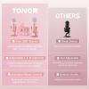 imageTONOR ASMR Microphone Equipment Bundle With Audio Interface Immersive 3D Stereo Dual Condenser Mics With Mixer Clear Sound Volume Control Furry Windscreens Set for ASMR PinkPink