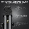 imageTONOR ASMR Microphone Equipment Bundle With Audio Interface Immersive 3D Stereo Dual Condenser Mics With Mixer Clear Sound Volume Control Furry Windscreens Set for ASMR PinkBlack