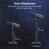 imageTONOR Dynamic Microphone XLRUSB Microphone for Podcast Recording Streaming Gaming XLR Cardioid Studio Mic with Quick Mute 35mm Headphone Jack Volume Control Mic with Boom Arm Pink TD510Black