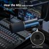 imageTONOR Dynamic Microphone XLRUSB Microphone for Podcast Recording Streaming Gaming XLR Cardioid Studio Mic with Quick Mute 35mm Headphone Jack Volume Control Mic with Boom Arm Pink TD510Black