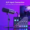 imageTONOR Gaming Audio Interface RGB Audio Mixer with Propreamp 65mm and XLR Channel Support for Instrument Input Independent Volume Controls for Gaming Live Streaming Content Creating TX310