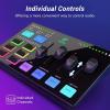 imageTONOR Gaming Audio Interface RGB Audio Mixer with Propreamp 65mm and XLR Channel Support for Instrument Input Independent Volume Controls for Gaming Live Streaming Content Creating TX310