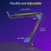 imageTONOR Mic Boom Arm with RGB Microphone Arm with Desk Mount Clamp App Control RGB Mode 38quot and 58quot Adapter Cable Management Excellent Compatibility Perfect for Streaming Gaming StudioT20S