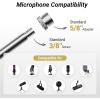 imageTONOR Microphone Boom Arm Low Profile Mic Arm Fully Adjustable Mic Stand with Desk Mount ClampScrew Adapter Cable Management for Streaming Gaming Podcast Studio Recording Home Office T40LP BlackBlack