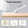 imageTONOR Microphone Boom Arm Low Profile Mic Arm Fully Adjustable Mic Stand with Desk Mount ClampScrew Adapter Cable Management for Streaming Gaming Podcast Studio Recording Home Office T40LP BlackWhite