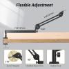 imageTONOR Microphone Boom Arm Low Profile Mic Arm Fully Adjustable Mic Stand with Desk Mount ClampScrew Adapter Cable Management for Streaming Gaming Podcast Studio Recording Home Office T40LP BlackBlack