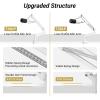 imageTONOR Microphone Boom Arm Low Profile Mic Arm Fully Adjustable Mic Stand with Desk Mount ClampScrew Adapter Cable Management for Streaming Gaming Podcast Studio Recording Home Office T40LP BlackWhite