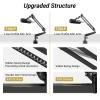 imageTONOR Microphone Boom Arm Low Profile Mic Arm Fully Adjustable Mic Stand with Desk Mount ClampScrew Adapter Cable Management for Streaming Gaming Podcast Studio Recording Home Office T40LP BlackBlack