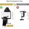 imageTONOR Microphone Stand Extension Arm Studio Suspension Scissor Boom Arm with Pop Filter 38quot to 58quot Adapter Excellent Compatibility Mic Clip Upgraded Heavy Duty Clamp T30138138