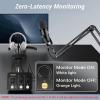 imageTONOR Podcast Equipment Bundle Audio Mixer with Dynamic Microphone and Boom Arm Set XLR Mic with Studio Audio Interface Desk Mic Arm AllinOne Pack for Recording Podcasting Streaming POD1POD2