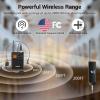imageTONOR UHF Wireless Microphone System with Dual Headset MicrophonesLavalier Lapel Mics Bodypack Transmitters Mini Rechargeable Receiver 2x15 Channels 200ft Range for Recording Speech PA SpeakerBodypack Mic