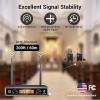imageTONOR UHF Wireless Microphones System with HeadsetLavalier Lapel Mics Bodypack Transmitter Receiver 215 Channels 200ft Range for Live Singing Karaoke Church Party DJ PA Speaker Mixer Recording2 Bodypack Mic
