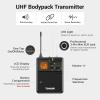 imageTONOR UHF Wireless Microphones System with HeadsetLavalier Lapel Mics Bodypack Transmitter Receiver 215 Channels 200ft Range for Live Singing Karaoke Church Party DJ PA Speaker Mixer Recording4 bodypack mics