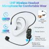 imageTONOR Voice Amplifier 50W 6000mAh Rechargeable Bluetooth Personal PA System with Wireless Headset Mic ampamp Waistband Portable Megaphone Speaker for Classroom Training Teaching Speech Tour Guide K13