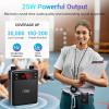 imageTONOR Voice Amplifier Wireless Microphone 25W Portable Voice Amplifier for Teachers with Bluetooth Headset Mic Portable Speaker Megaphone for Classroom Training Teaching Yoga Meeting Speech K12