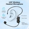 imageTONOR Voice Amplifier for Teachers 15W Bluetooth Voice Amplifier with Wireless Headset Mic Portable Megaphone Speaker Rechargeable PA System for Teaching Training Speaking Fitness Instructors K11