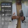 imageTONOR Wireless Mic Handle Compatible with DJI RODE Hollyland Adjustable length Microphone Stand for ALL Lavalier Mic Channel Flag Box Rubber Grip Wind Muff for Vlog Reports Interview TP40