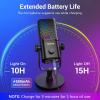 imageTONOR Wireless Microphone Compatible with Xbox Cordless RGB Gaming Mic with 15H Battery Life Low Noise Monitoring Gain Control One Tap Mute Fast Charging Compatible with Capture Card TCX3 Flow