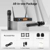 imageTONOR Wireless Microphone System 12Channel UHF Cordless Mic 8 Handheld Metal Dyanmic Mic with Receiver 295ft Range 8x12 UHF Frequencies Mic Mute Ideal for Church Singing Karaoke Rehearse TW880Black  Black