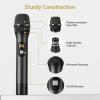imageTONOR Wireless Microphone System 12Channel UHF Cordless Mic 8 Handheld Metal Dyanmic Mic with Receiver 295ft Range 8x12 UHF Frequencies Mic Mute Ideal for Church Singing Karaoke Rehearse TW880Black  Black