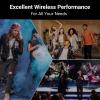 imageTONOR Wireless Microphone System 12Channel UHF Cordless Mic 8 Handheld Metal Dyanmic Mic with Receiver 295ft Range 8x12 UHF Frequencies Mic Mute Ideal for Church Singing Karaoke Rehearse TW880Silver