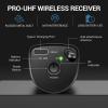 imageTONOR Wireless Microphones UHF Rechargeable Cordless Karaoke Mics 2x20 Channel Dynamic Microfonos Inalambricos Professional for Singing Church Wedding with Adjustable Volume Quick Mute 262ft TW520