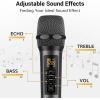 imageTONOR Wireless Microphones with TrebleBassEcho Dual Dynamic Handheld Singing Mic with Receiver for Wedding Karaoke Machine PA System Speaker Amp Mixer 30 UHF Adjustable Frequencies 200ft TW525
