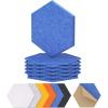 imageTONOR 18 Pack Hexagon Acoustic Panels 12quotx 10quotx 04quot WhiteBlue