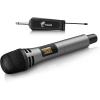 imageTONOR 4 Wireless Microphones with Rechargeable Receiver 4x10 Channel UHF Cordless Mics with Volume Control Handheld Dynamic Mic System for Church Singing Karaoke Wedding 200ft TW361Single Mic Grey
