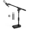 imageTONOR Adjustable Desktop Mic Stand Weighted Base with Twist Clutch Boom Arm with 38 and 58 Adapter Excellent Compatibility Suitable for Recording Podcast Guitar