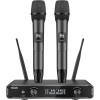 imageTONOR Dual Wireless Microphone Systems UHF Cordless Karaoke Microfono Set Metal Handheld Dynamic Mic 200ft for Singing with Receiver for Karaoke DJ Party Church Wedding Speech PA TW450 GreyGreyGrey