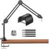 imageTONOR Microphone Boom Arm Microfono Stand Desk with High Riser 38 and 58 Screwadapter for Most Microphone Fully Adjustable perfect for Podcasts Streaming Gaming Office Recording T5078inch157inch