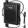 imageTONOR Portable Voice Amplifier for Teachers Rechargeable Mini Pa System with Wired Headset Microphone and Waistband Megaphone Speaker for Classroom Training Yoga Speech Meeting Tour Guides K10