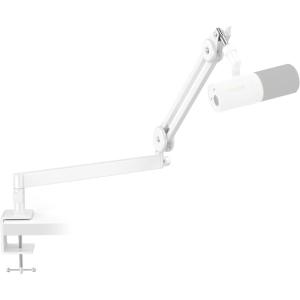 imageTONOR Microphone Boom Arm Low Profile Mic Arm Fully Adjustable Mic Stand with Desk Mount ClampScrew Adapter Cable Management for Streaming Gaming Podcast Studio Recording Home Office T40LP BlackWhite