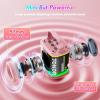 imageMini Karaoke Machine with 2 Wireless Microphones TONOR Portable Bluetooth Karaoke Speaker for Kids Adults with Microfono Mic and Colorful LED Lights Girls Boys Present Child Home Singing Party BeigePink