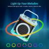 imageMini Karaoke Machine with 2 Wireless Microphones TONOR Portable Bluetooth Karaoke Speaker for Kids Adults with Microfono Mic and Colorful LED Lights Girls Boys Present Child Home Singing Party BeigeLight Blue