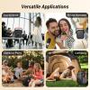 imagePortable Karaoke Machine with 2 Microphones TONOR Karaoke Machine for Adults with 5400mAh Battery Bluetooth 50 Karaoke Speaker Set Supports BTTFUSBAUX Rechargeable PA System with TWSFMREC K7K7 Black