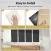 imageTONOR 4 PCS Acoustic Panels 472 x 236 x 035 Leaf Pattern Soundproof Wall Panels Full SelfAdhesive Sound Absorbing Panels for Echo Reduction Acoustic Treatment for Studio Home WhiteBlack