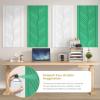 imageTONOR 4 PCS Acoustic Panels 472 x 236 x 035 Leaf Pattern Soundproof Wall Panels Full SelfAdhesive Sound Absorbing Panels for Echo Reduction Acoustic Treatment for Studio Home WhiteWhite