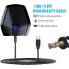 imageTONOR Conference USB Microphone Omnidirectional Condenser PC Mic for Video Conference Recording Skype Online Class Court Reporter Plug ampamp Play Compatible with Mac OS X Windows PC Compute G11