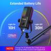 imageTONOR Gaming Mic Compatible with Xbox RGB Streaming Boom Mic with 30H Battery Life Low Noise Monitoring Gain Control One Tap Mute Fast Charging Compatible with Capture Card TCX3 WhiteBLack